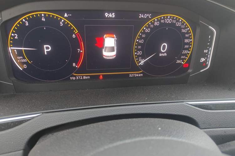 Used Volkswagen Magotan 2020 330TSI DSG Luxury Edition Odometer Close Up