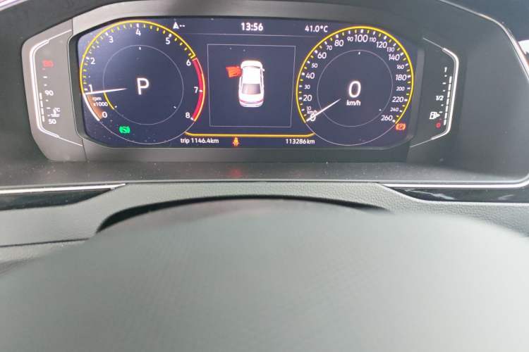 Used Volkswagen Magotan 2020 330TSI DSG Luxury Edition Odometer Close Up