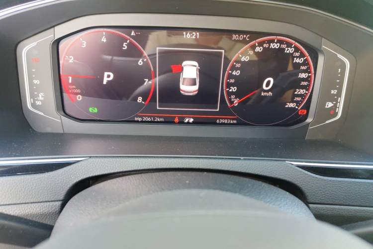 Used Volkswagen Magotan 2020 380TSI DSG Luxury Version Odometer Close Up