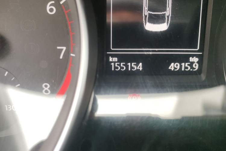 Used Volkswagen Magotan 2020 330TSI DSG Leading Model Odometer Close Up
