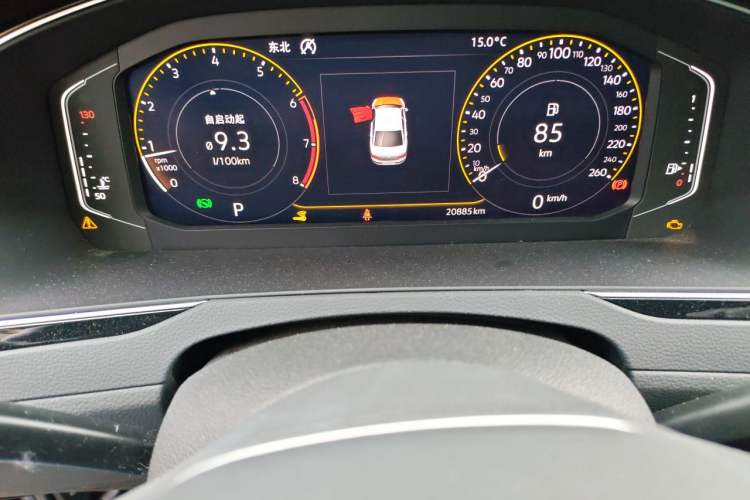 Used Volkswagen Magotan 2020 330TSI DSG Luxury Edition Odometer Close Up