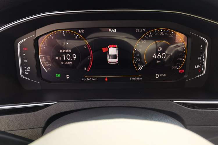 Used Volkswagen Magotan 2020 330TSI DSG Luxury Edition Odometer Close Up