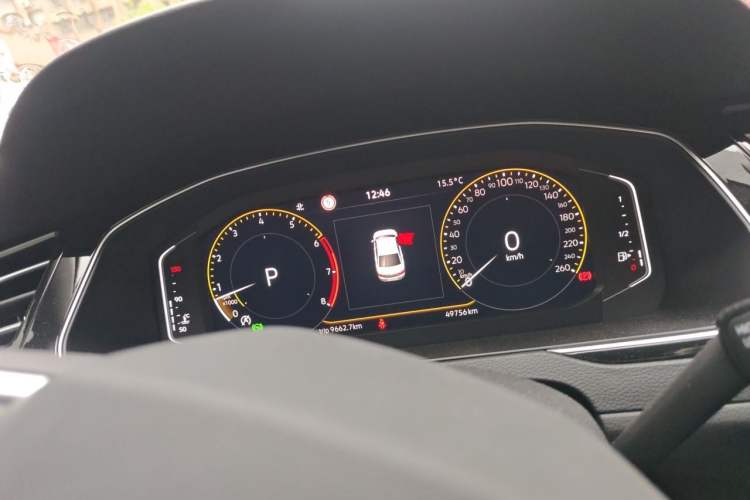 Used Volkswagen Magotan 2020 380TSI DSG Luxury Version Odometer Close Up