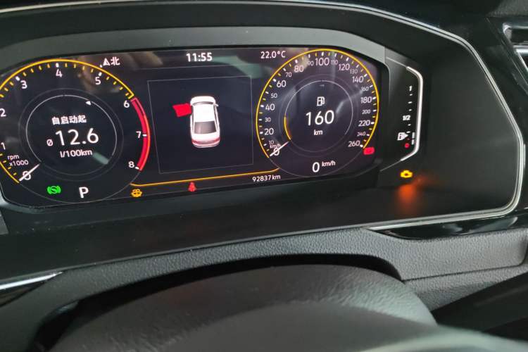 Used Volkswagen Magotan 2020 330TSI DSG Luxury Edition Odometer Close Up