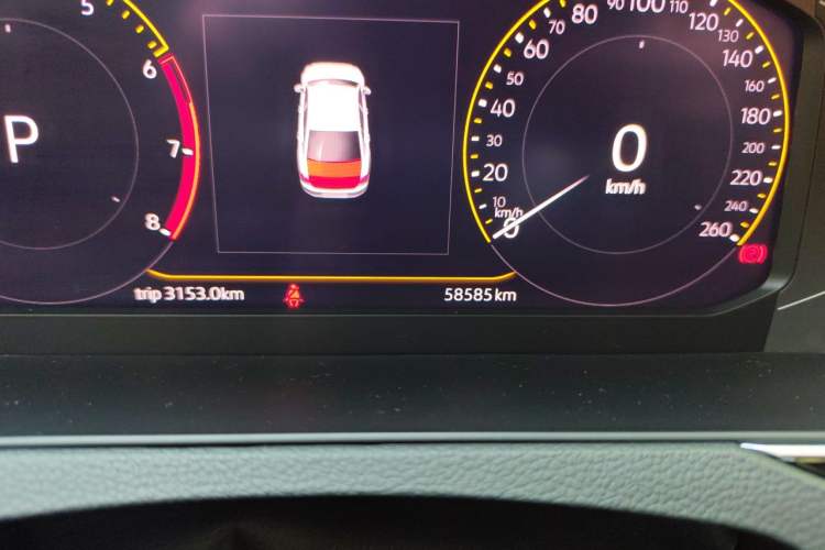 Used Volkswagen Magotan 2020 330TSI DSG Luxury Edition Odometer Close Up