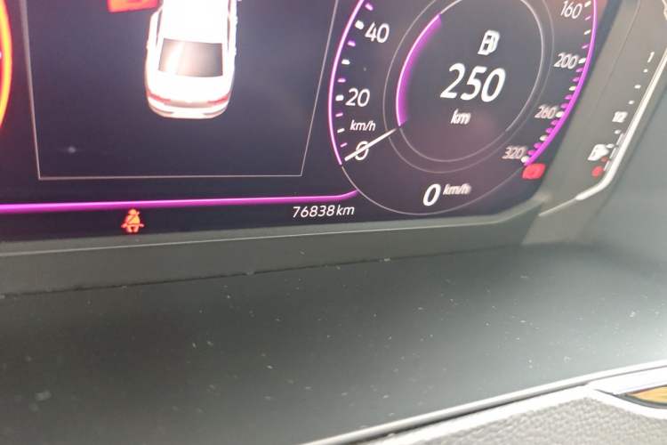Used Volkswagen Magotan 2020 380TSI DSG Luxury Version Odometer Close Up