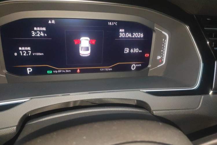 Used Volkswagen Magotan 2020 330TSI DSG Luxury Edition Odometer Close Up