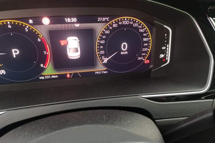 Used Volkswagen Magotan 2020 380TSI DSG Luxury Version Odometer Close Up