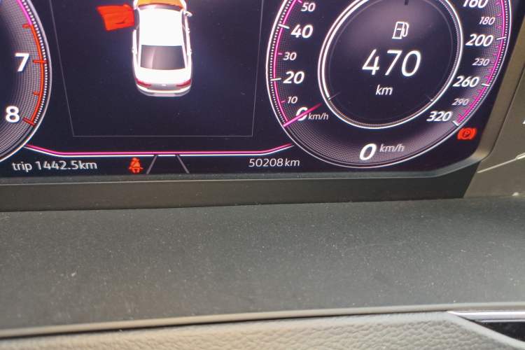 Used Volkswagen Magotan 2020 380TSI DSG Luxury Version Odometer Close Up