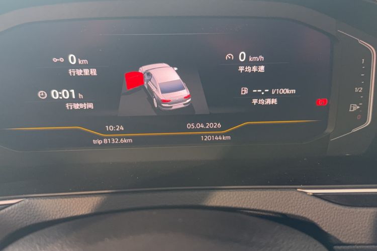 Used Volkswagen Magotan 2020 330TSI DSG Luxury Edition Odometer Close Up