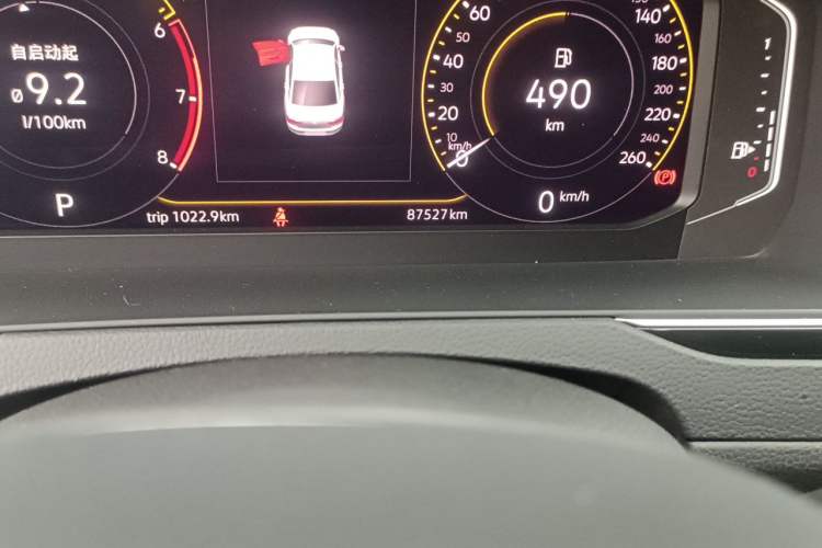 Used Volkswagen Magotan 2020 330TSI DSG Luxury Edition Odometer Close Up