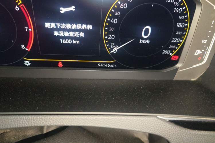 Used Volkswagen Magotan 2020 380TSI DSG Luxury Version Odometer Close Up