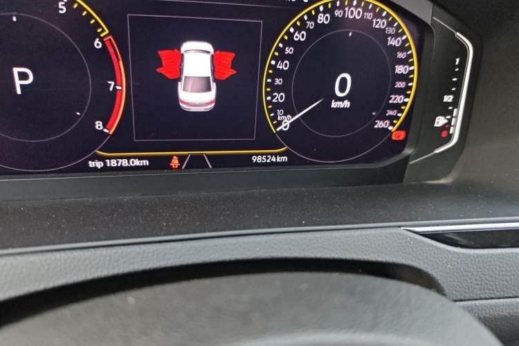 Used Volkswagen Magotan 2020 380TSI DSG Luxury Version Odometer Close Up