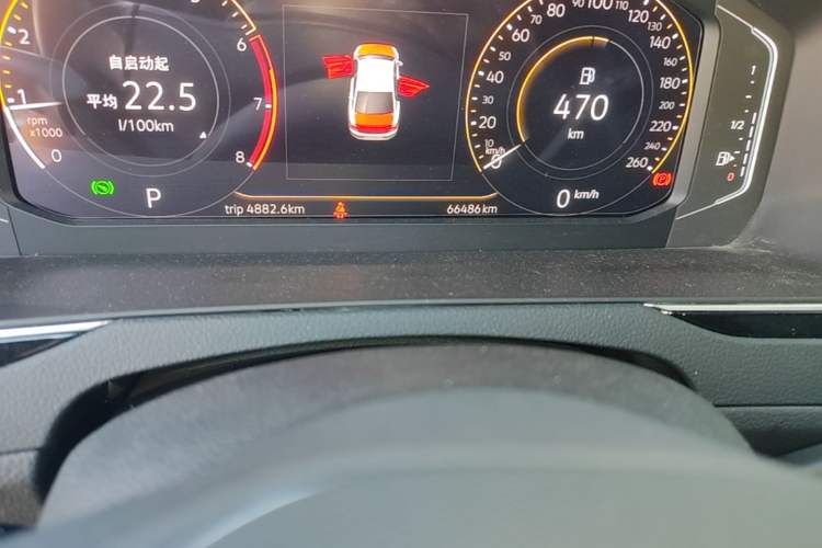 Used Volkswagen Magotan 2020 330TSI DSG Luxury Edition Odometer Close Up