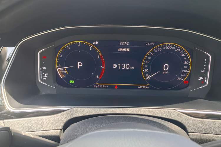 Used Volkswagen Magotan 2020 330TSI DSG Luxury Edition Odometer Close Up