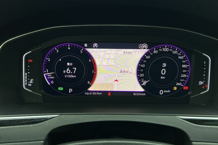 Used Volkswagen Magotan 2020 330TSI DSG Luxury Edition Odometer Close Up