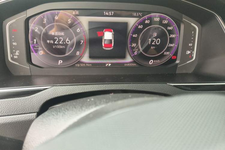 Used Volkswagen Magotan 2020 330TSI DSG Luxury Edition Odometer Close Up
