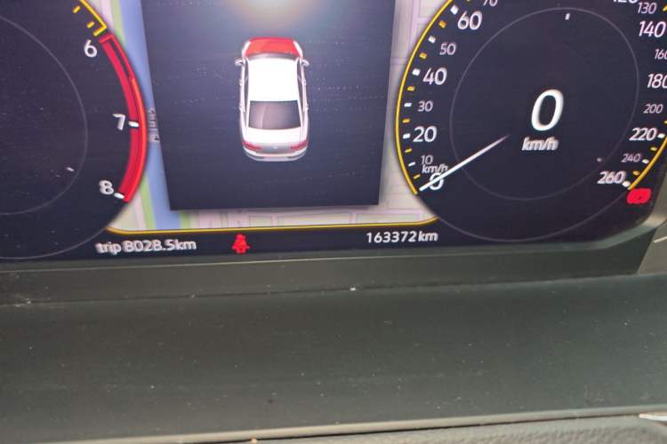 Used Volkswagen Magotan 2020 330TSI DSG Luxury Edition Odometer Close Up