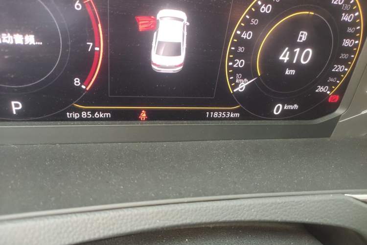 Used Volkswagen Magotan 2020 330TSI DSG Luxury Edition Odometer Close Up