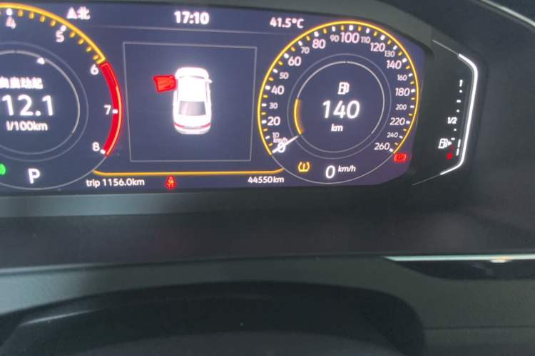 Used Volkswagen Magotan 2020 330TSI DSG Luxury Edition Odometer Close Up