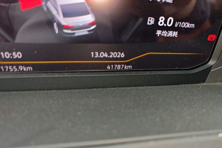 Used Volkswagen Magotan 2020 330TSI DSG Luxury Edition Odometer Close Up