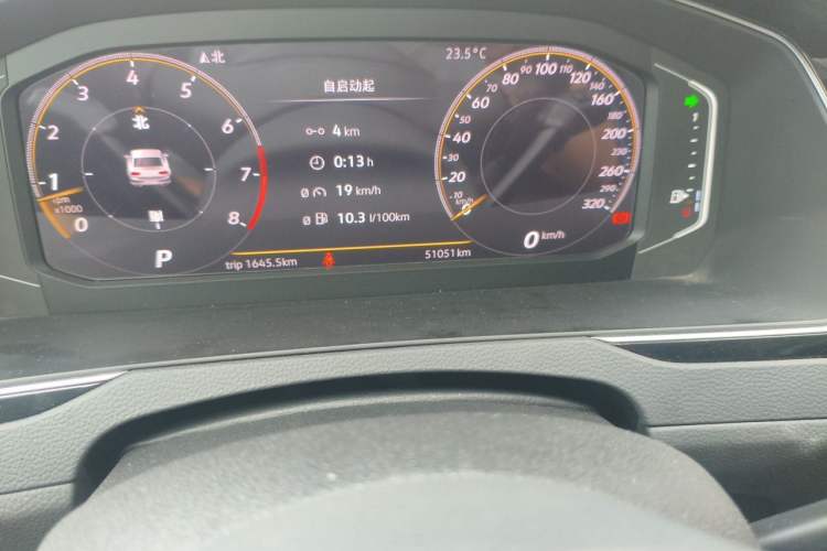 Used Volkswagen Magotan 2020 330TSI DSG Luxury Edition Odometer Close Up