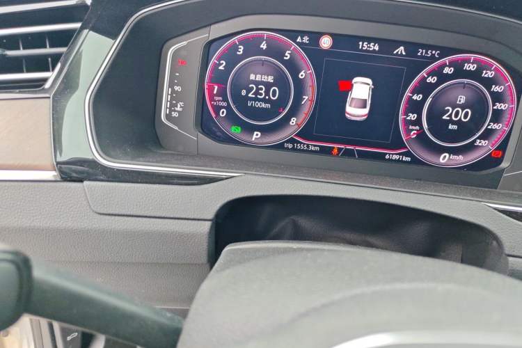 Used Volkswagen Magotan 2020 380TSI DSG Luxury Version Odometer Close Up