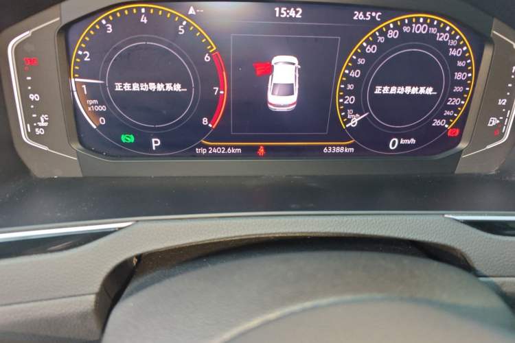 Used Volkswagen Magotan 2021 330TSI DSG 30th Anniversary Edition Odometer Close Up
