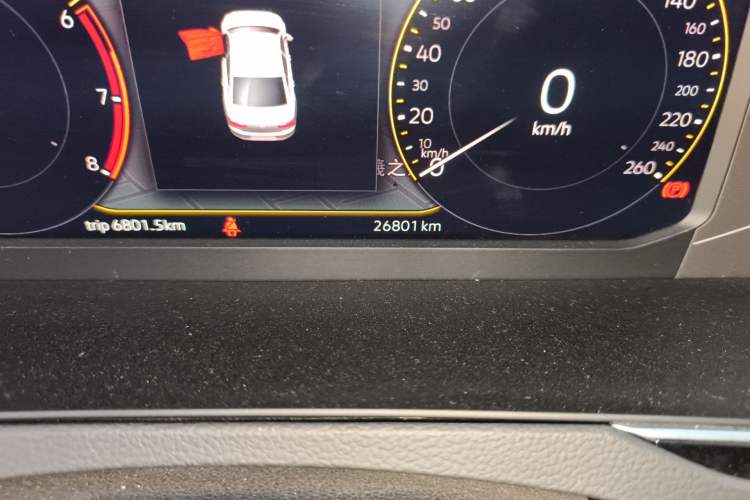 Used Volkswagen Magotan 2021 330TSI DSG 30th Anniversary Edition Odometer Close Up
