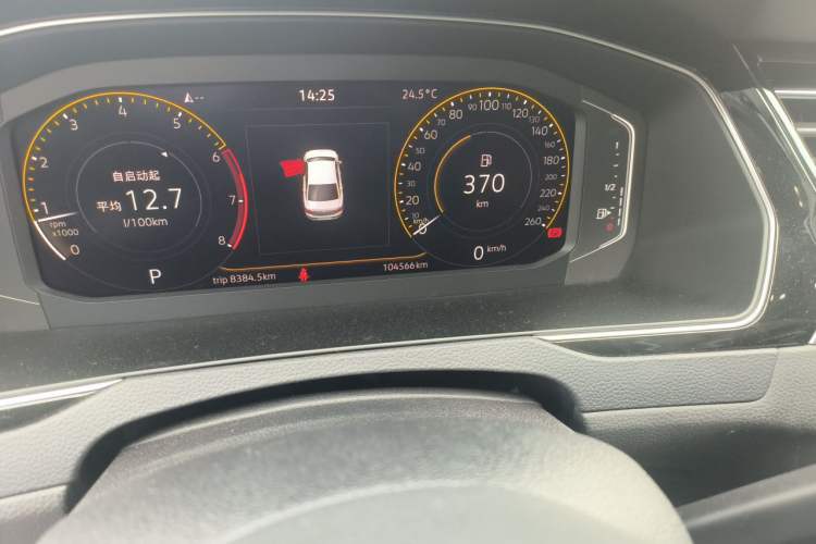 Used Volkswagen Magotan 2021 330TSI DSG 30th Anniversary Edition Odometer Close Up