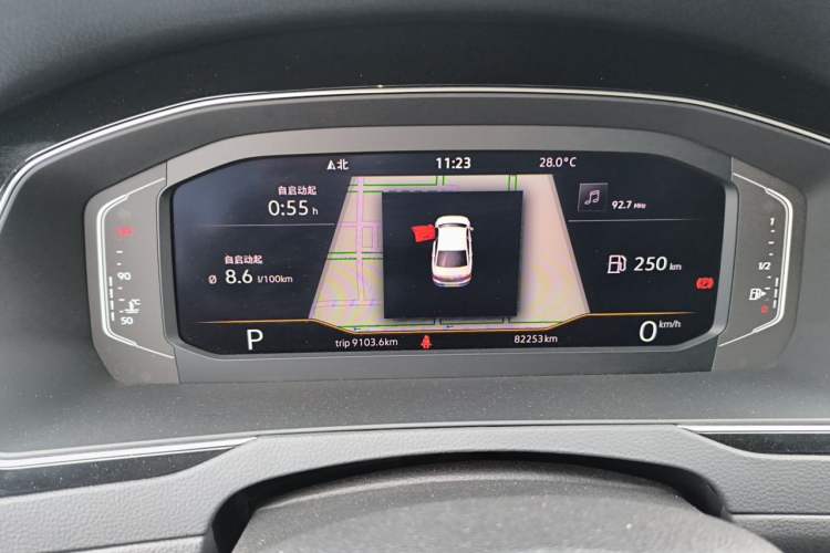 Used Volkswagen Magotan 2021 330TSI DSG 30th Anniversary Edition Odometer Close Up