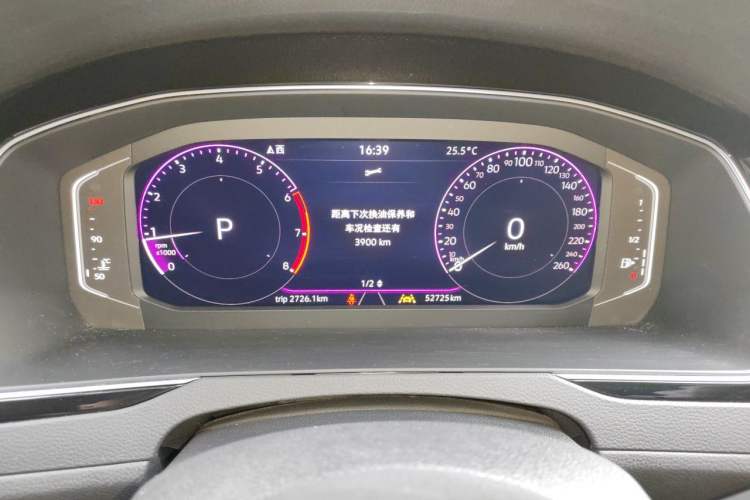 Used Volkswagen Magotan 2023 2 Million Units Commemorative Edition 330TSI DSG Luxury Version Instrument Cluster