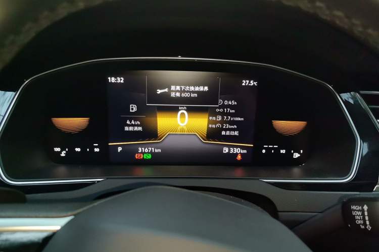 Used Volkswagen Magotan 2023 2 Million Units Limited Edition 330TSI DSG Leading Version Instrument Cluster
