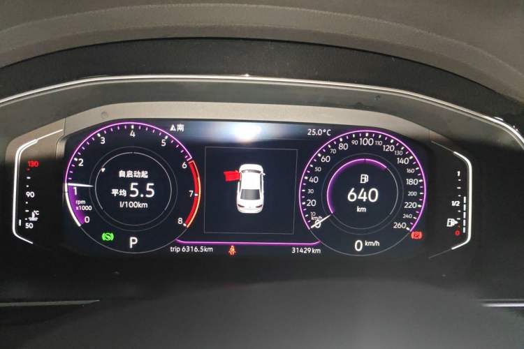 Used Volkswagen Magotan 2023 2 Million Units Commemorative Edition 330TSI DSG Luxury Version Instrument Cluster