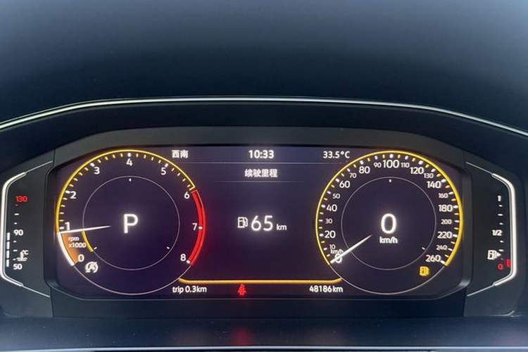 Used Volkswagen Magotan 2023 2 Million Units Commemorative Edition 330TSI DSG Luxury Version Odometer Close Up