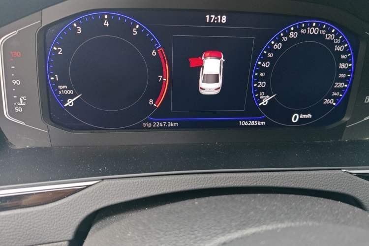 Used Volkswagen Magotan 2023 2 Million Units Commemorative Edition 330TSI DSG Luxury Version Odometer Close Up
