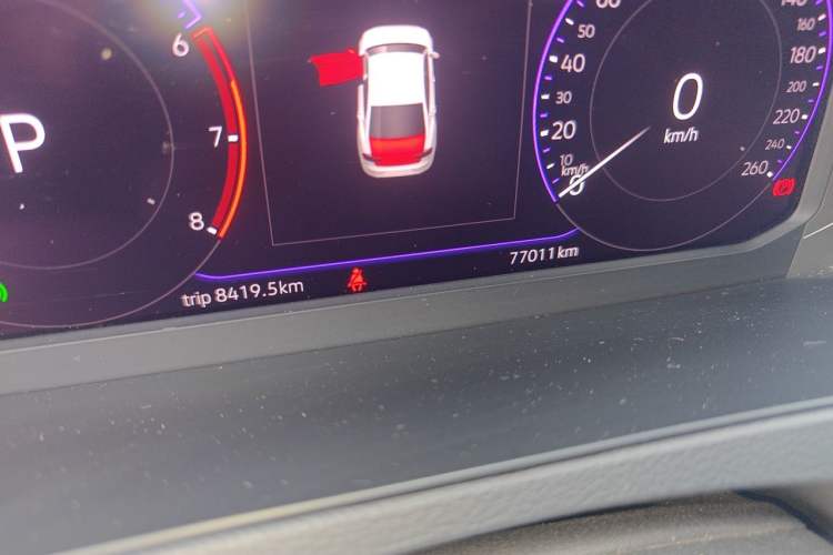 Used Volkswagen Magotan 2023 2 Million Units Commemorative Edition 330TSI DSG Luxury Version Odometer Close Up