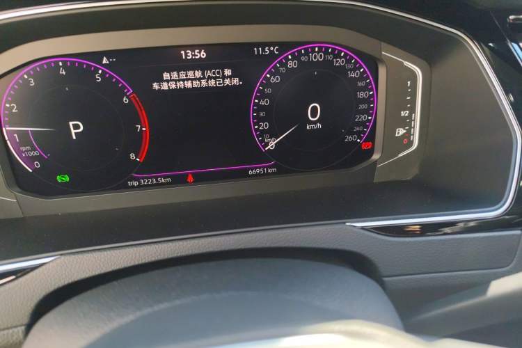 Used Volkswagen Magotan 2023 2 Million Units Limited-Edition 380TSI DSG Flagship Version Odometer Close Up