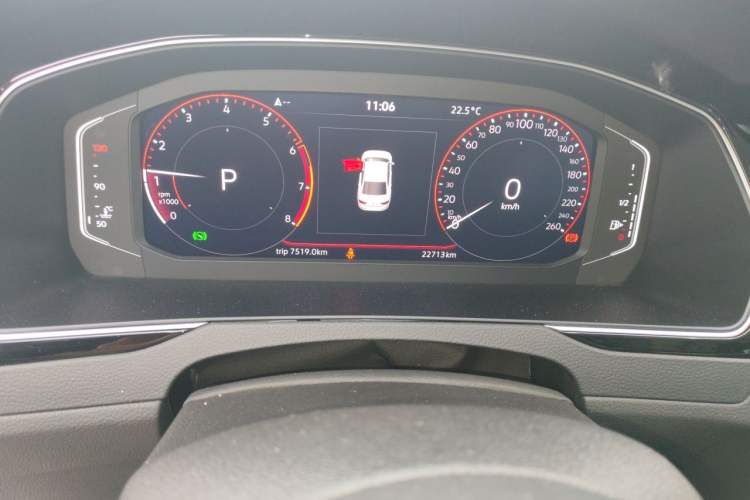 Used Volkswagen Magotan 2023 2 Million Units Limited-Edition 380TSI DSG Flagship Version Odometer Close Up