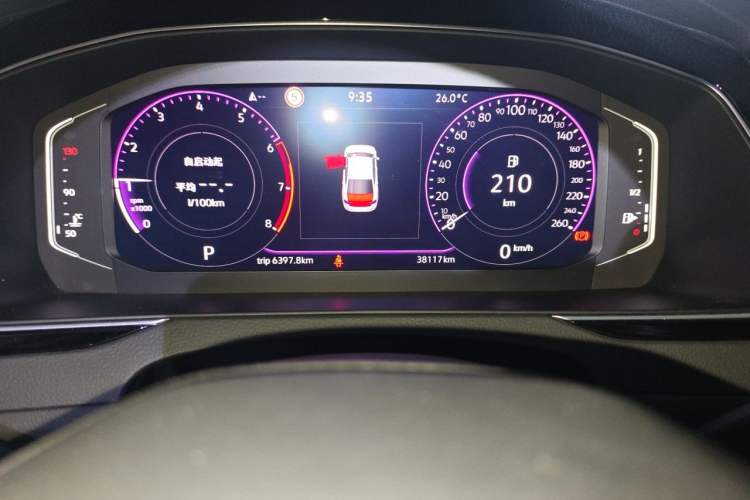 Used Volkswagen Magotan 2023 2 Million Units Commemorative Edition 330TSI DSG Luxury Version Odometer Close Up