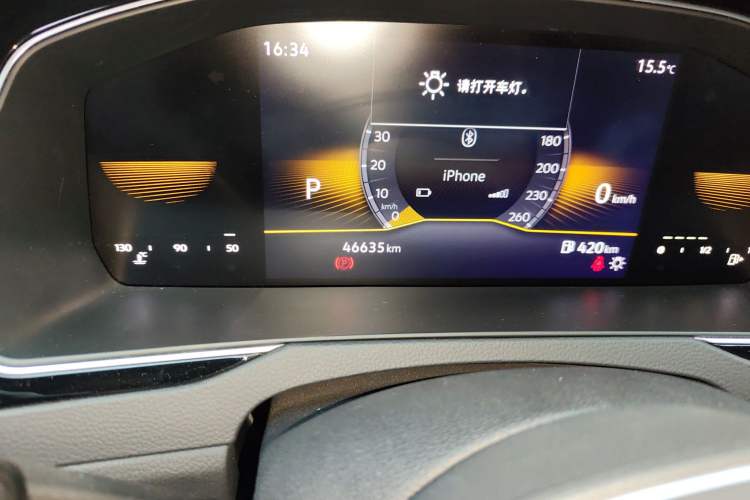 Used Volkswagen Magotan 2023 2 Million Units Limited Edition 330TSI DSG Leading Version Odometer Close Up