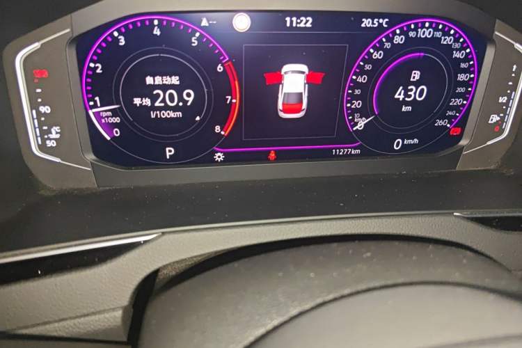 Used Volkswagen Magotan 2023 2 Million Units Commemorative Edition 330TSI DSG Luxury Version Odometer Close Up