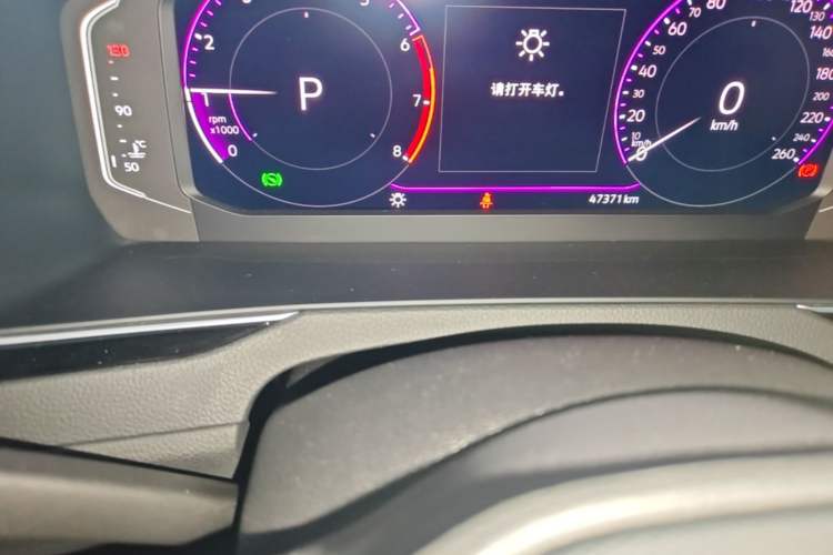 Used Volkswagen Magotan 2023 2 Million Units Commemorative Edition 330TSI DSG Luxury Version Odometer Close Up