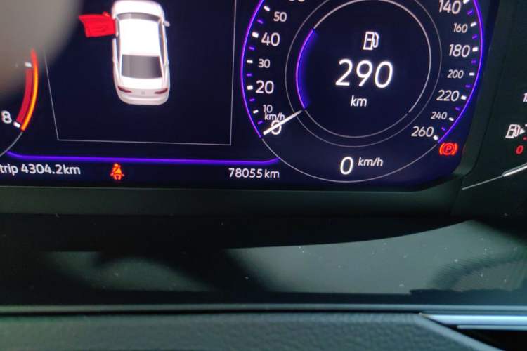 Used Volkswagen Magotan 2023 2 Million Units Commemorative Edition 330TSI DSG Luxury Version Odometer Close Up