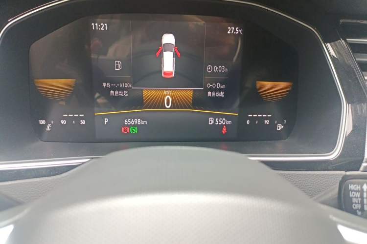 Used Volkswagen Magotan 2023 2 Million Units Limited Edition 280TSI DSG Leading Version Odometer Close Up