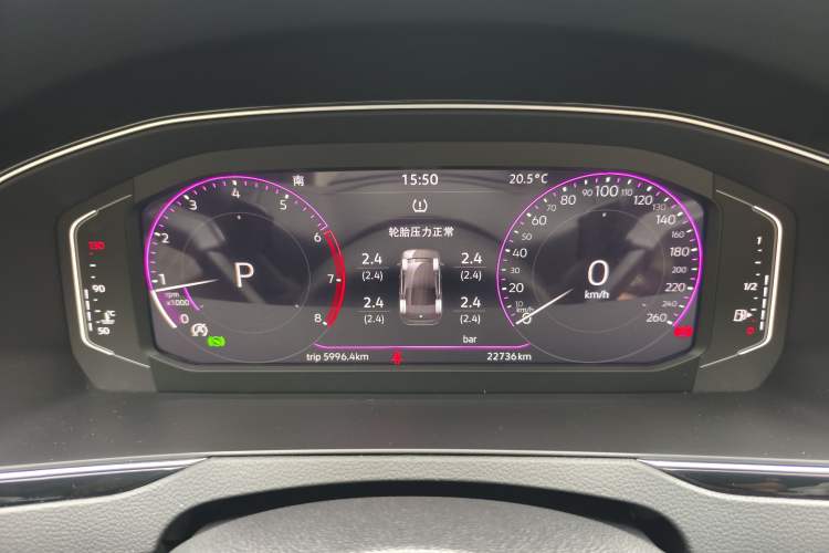 Used Volkswagen Magotan 2023 2 Million Units Commemorative Edition 330TSI DSG Luxury Version Odometer Close Up
