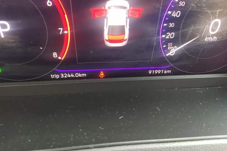 Used Volkswagen Magotan 2023 2 Million Units Commemorative Edition 330TSI DSG Luxury Version Odometer Close Up