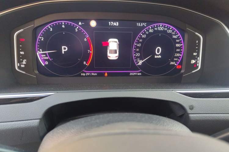 Used Volkswagen Magotan 2023 2 Million Units Commemorative Edition 330TSI DSG Luxury Version Odometer Close Up