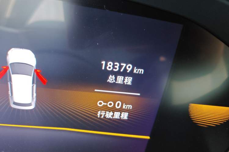 Used Volkswagen Magotan 2023 2 Million Units Limited Edition 330TSI DSG Leading Version Odometer Close Up