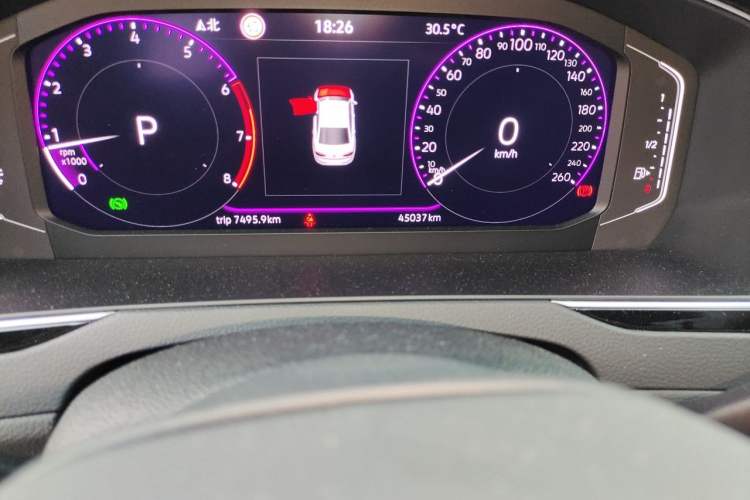 Used Volkswagen Magotan 2023 2 Million Units Commemorative Edition 330TSI DSG Luxury Version Odometer Close Up